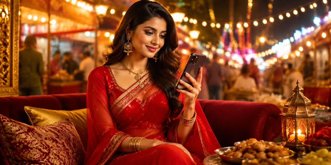 কুমিল্লায় শাড়ি পরা একজন নারী লটারি বিজয়ের আনন্দ উপভোগ করছেন